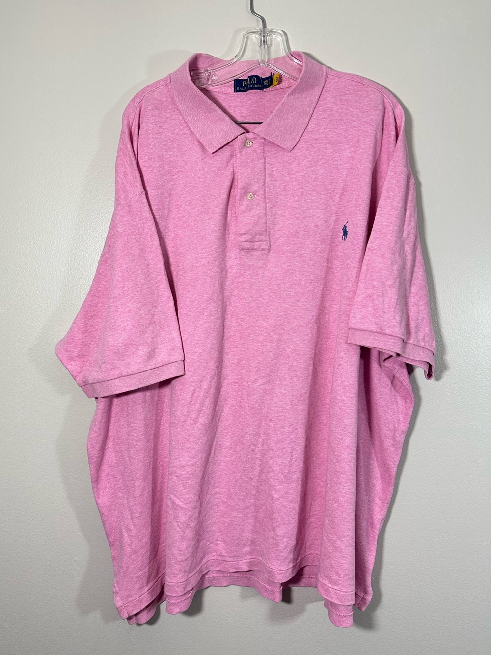 Polo Ralph Lauren Men Polo Shirt Sz 3XB Pony Logo Short Sleeve Preppy Big & Tall